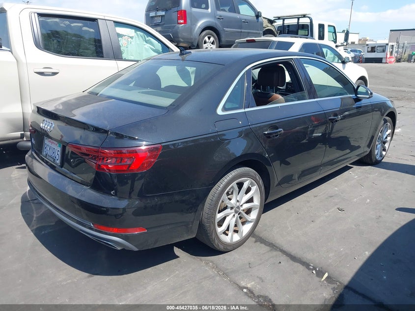 Vin: waugmaf49kn001511, lot: 45925090, audi a4 40 premium/40 titanium premium 20194