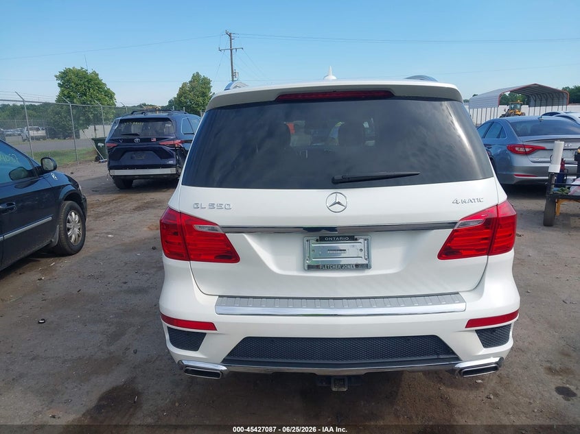 2015 Mercedes-Benz Gl 550 4Matic VIN: 4JGDF7DEXFA490170 Lot: 45427087