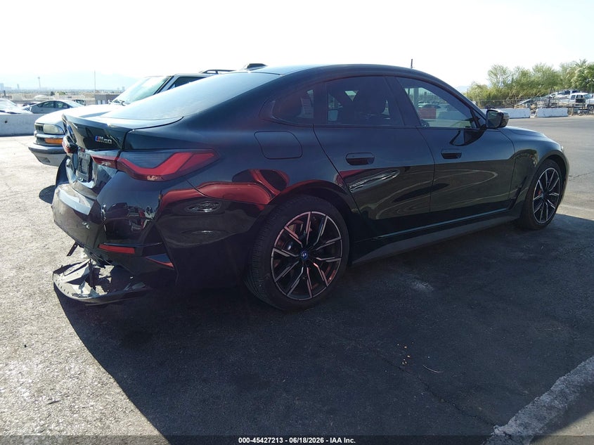 Vin: wby33aw02rfs54979, lot: 45925268, bmw i4 gran coupe m50 20244