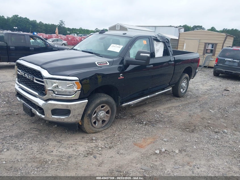 Vin: 3c6ur5cl9rg278065, lot: 45925361, ram 2500 tradesman  4x4 6'4 box 20242