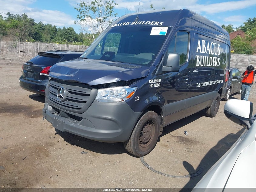 Vin: w1y4kbhy2tt602365, lot: 45925477, mercedes-benz sprinter 2500 standard roof 4-cyl diesel 20262