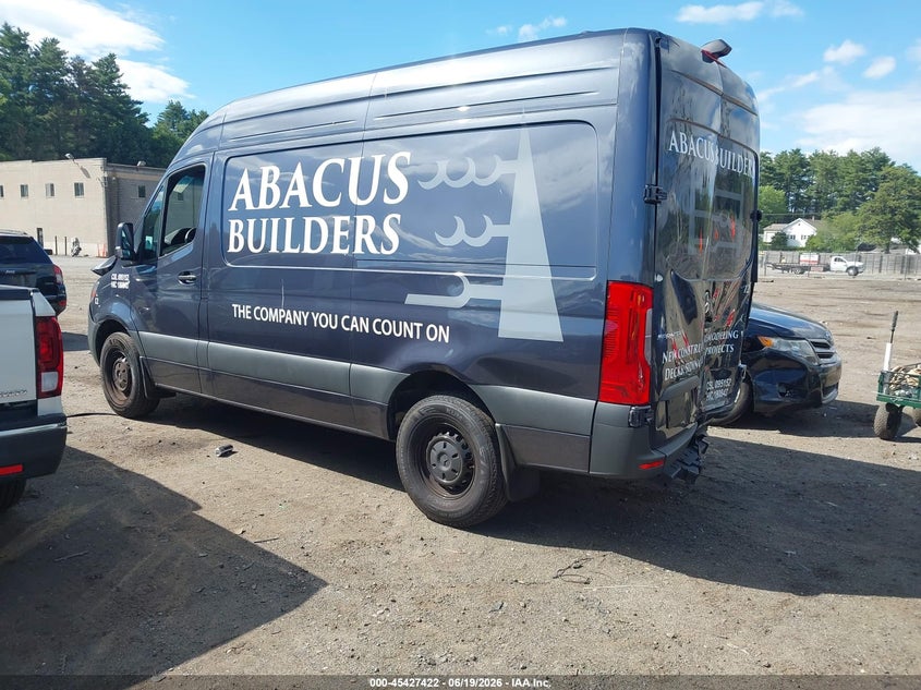 Vin: w1y4kbhy2tt602365, lot: 45925477, mercedes-benz sprinter 2500 standard roof 4-cyl diesel 20263
