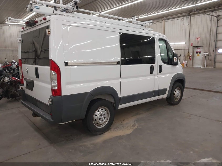 Vin: 3c6trvng5he523787, lot: 45925485, ram promaster 1500 low roof 118 wb 20174