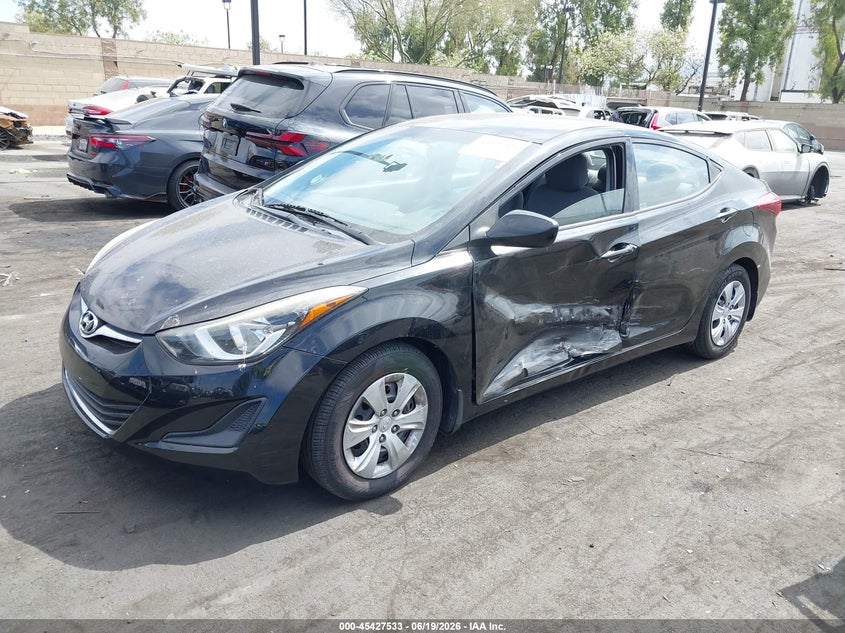 2016 Hyundai Elantra Se 5NPDH4AE8GH714595 photo 1