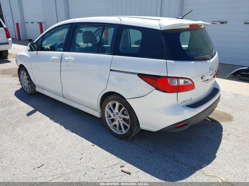 Vin: jm1cw2dl9c0123540, lot: 45925695, mazda mazda5 grand touring 20123