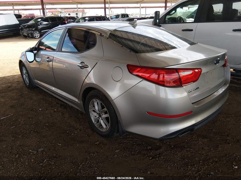 Vin: 5xxgm4a73eg273431, lot: 45925715, kia optima lx 20143