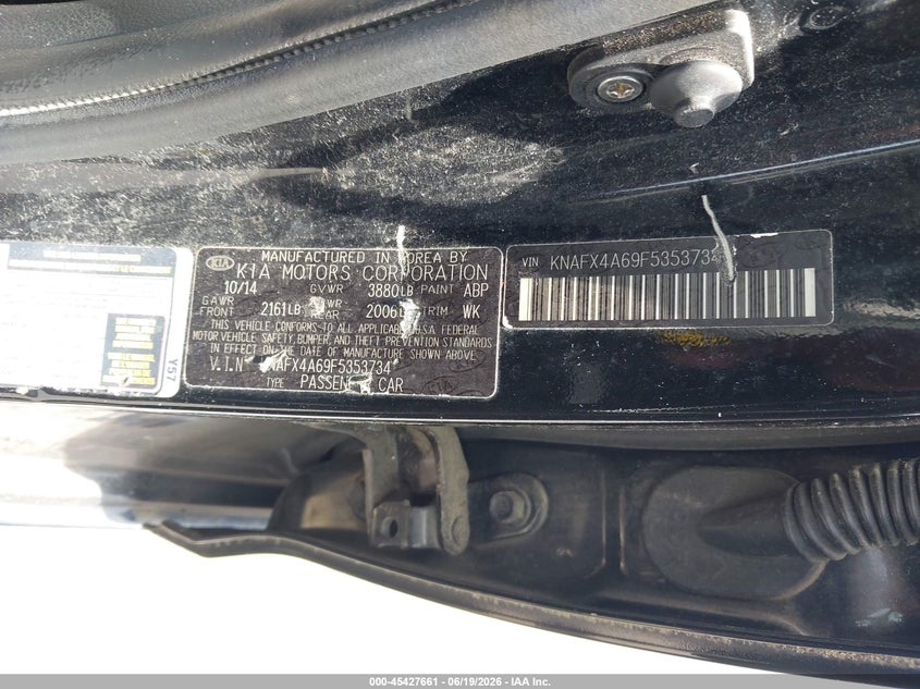 2015 KIA FORTE SEDAN 1.8L I-4 DOHC, VVT, 145HP