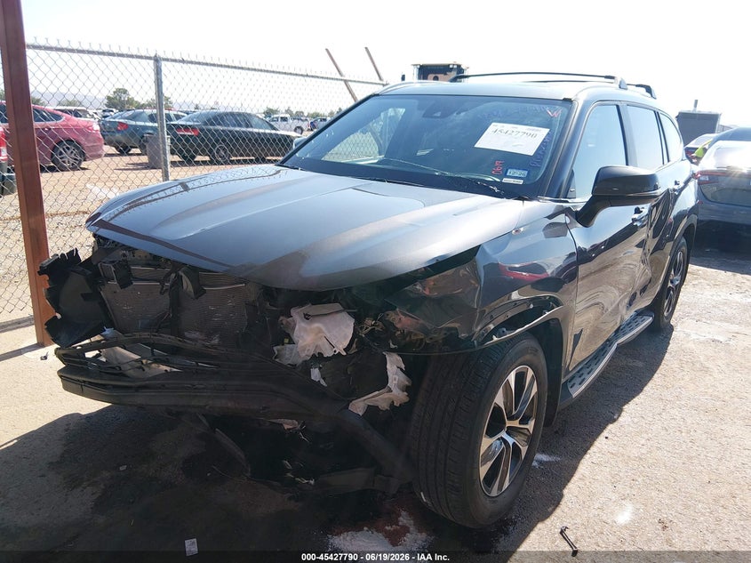 Vin: 5tdkdrah7ss550642, lot: 45925845, toyota highlander xle 20252