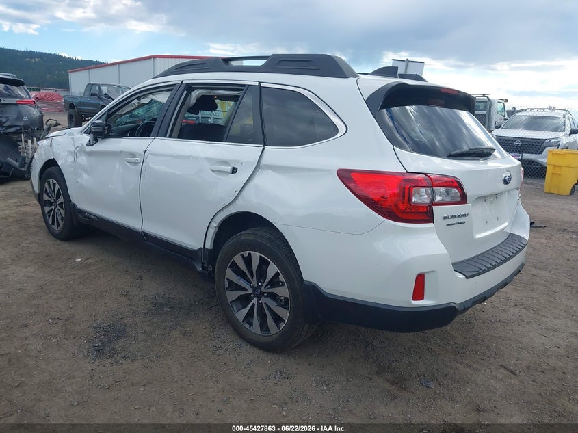 Vin: 4s4bsanc4g3280392, lot: 45925918, subaru outback 2.5i limited 20163
