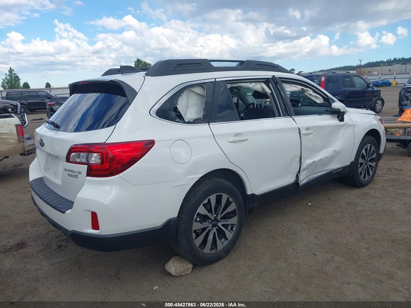 Vin: 4s4bsanc4g3280392, lot: 45925918, subaru outback 2.5i limited 20164