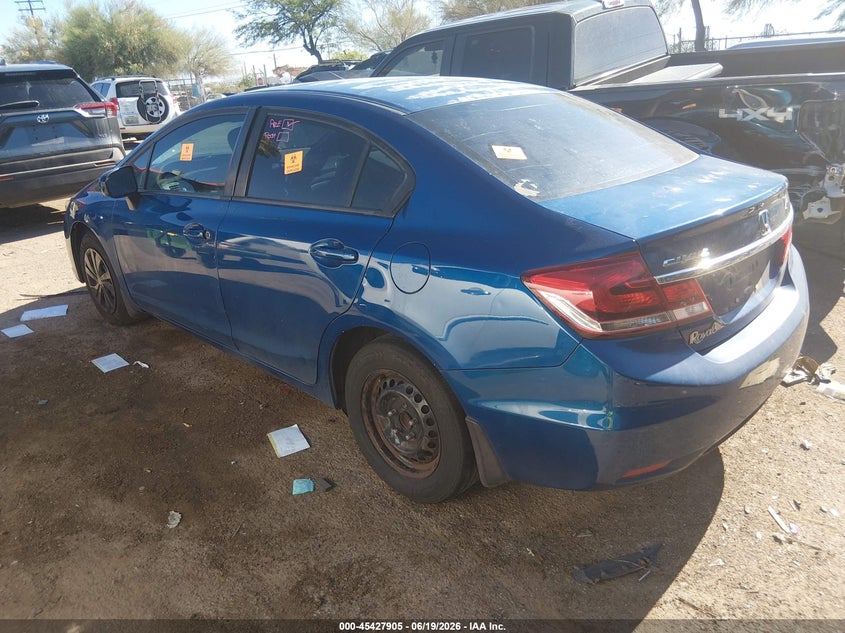 2014 HONDA CIVIC SEDAN 1.8L I-4 VVT, 143HP