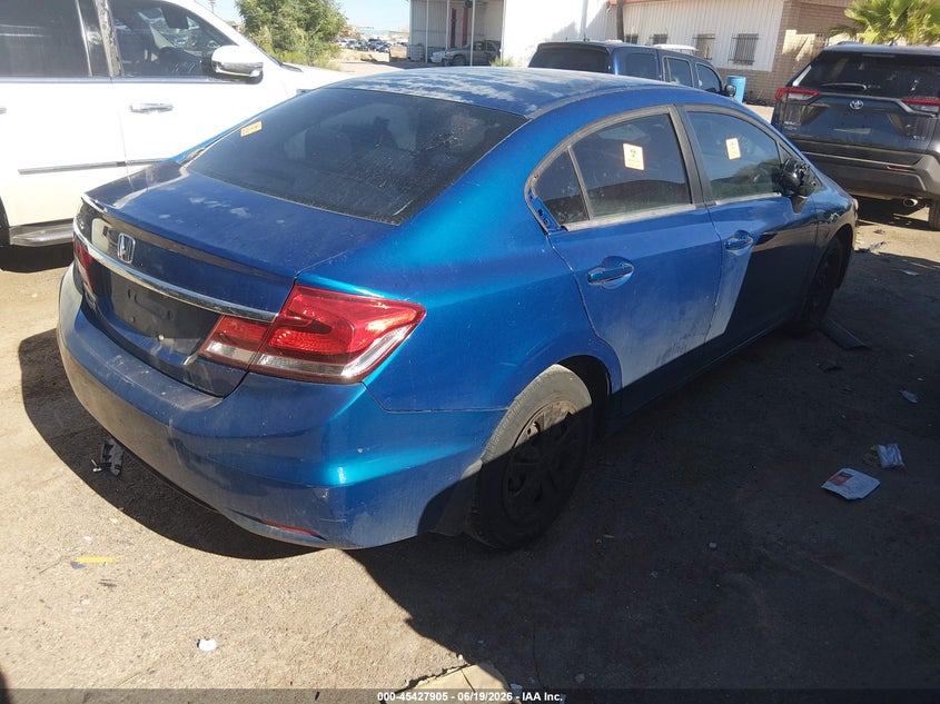 2014 HONDA CIVIC SEDAN 1.8L I-4 VVT, 143HP