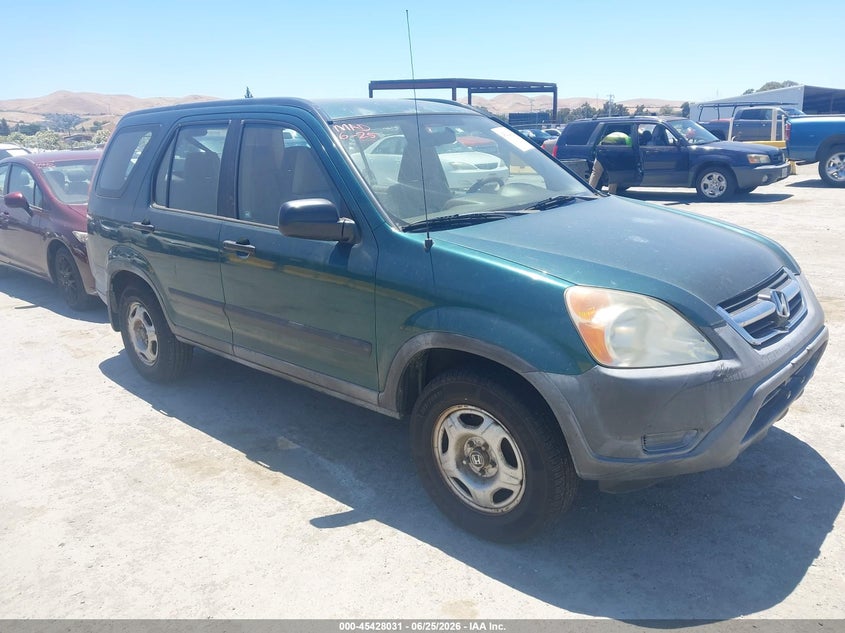 2002 HONDA CR-V SPORT UTILITY VEHICLE 2.4L I-4 DOHC, VVT, 160HP
