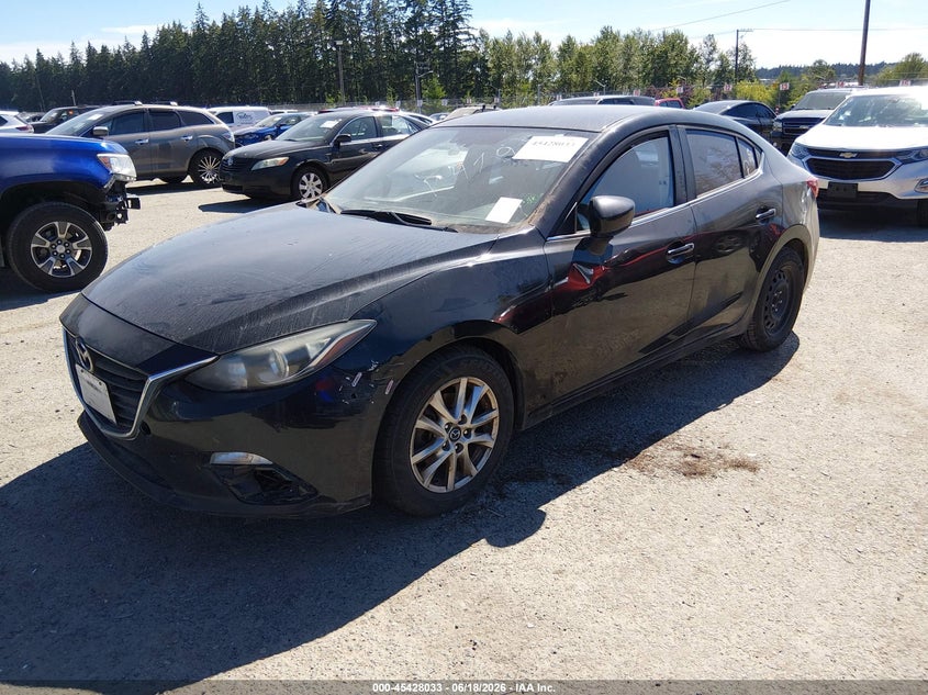 Vin: jm1bm1u77g1297329, lot: 45926088, mazda mazda3 i sport 20162