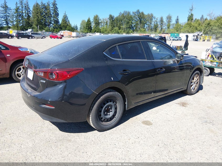 Vin: jm1bm1u77g1297329, lot: 45926088, mazda mazda3 i sport 20164