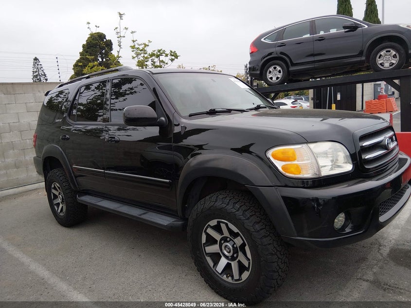 2002 Toyota Sequoia Limited V8 VIN: 5TDZT38A42S076950 Lot: 45428049