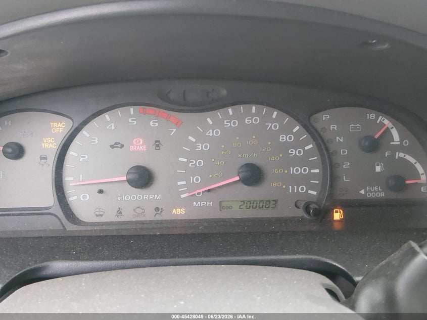 2002 Toyota Sequoia Limited V8 VIN: 5TDZT38A42S076950 Lot: 45428049