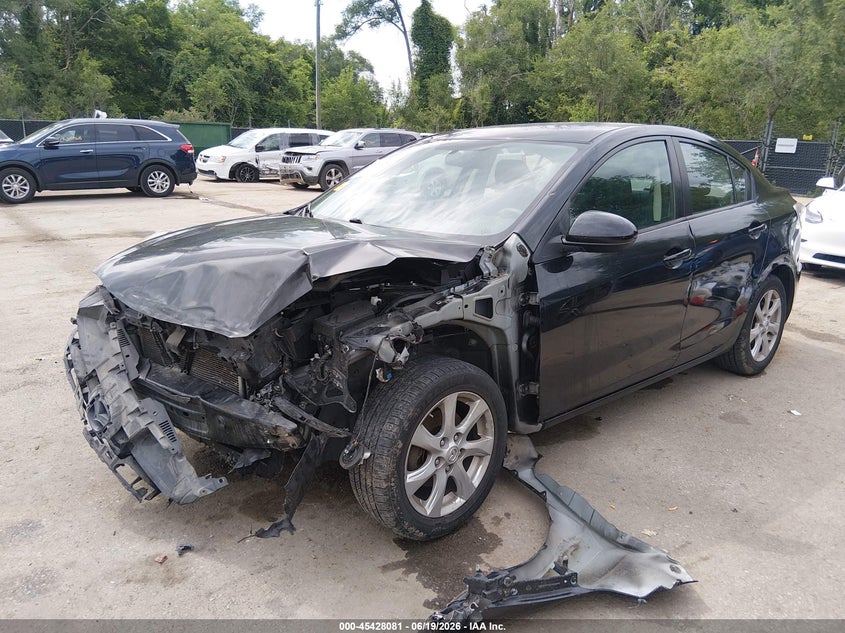 Vin: jm1bl1uf6c1529665, lot: 45926136, mazda mazda3 i sport 20122