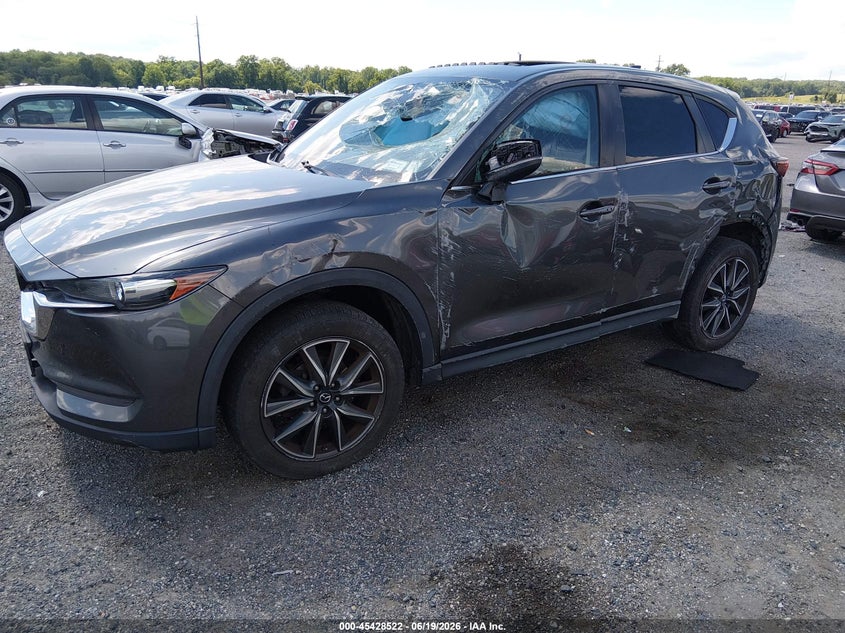 Vin: jm3kfbcm6j0465411, lot: 45926622, mazda cx-5 touring 20182