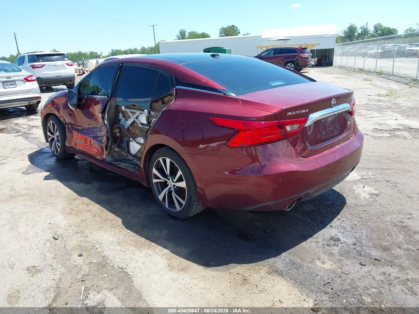 Vin: 1n4aa6ap8gc432978, lot: 45926747, nissan maxima 3.5 platinum 20163