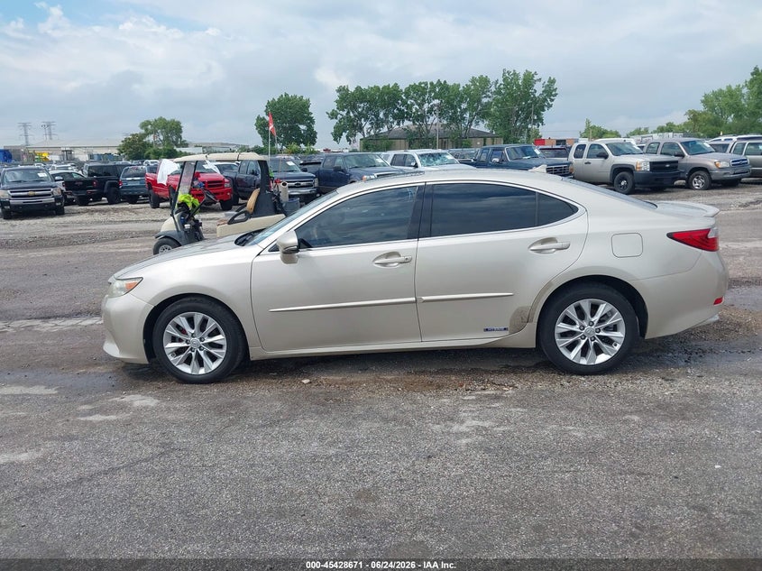 LEXUS ES 300H 2013 VIN JTHBW1GG6D2017667