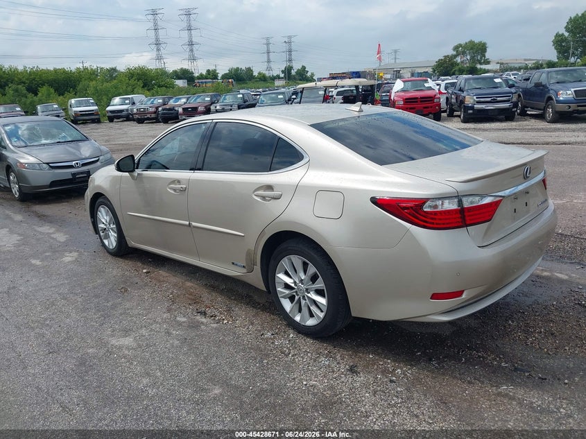 Vin: jthbw1gg6d2017667, lot: 45926771, lexus es 300h 20133