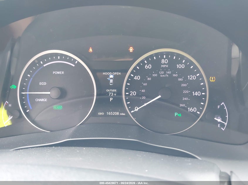 LEXUS ES 300H 2013 VIN JTHBW1GG6D2017667