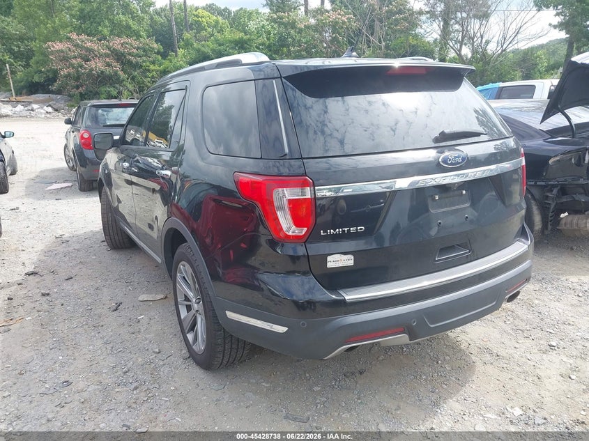 Vin: 1fm5k7f86jga70273, lot: 45926838, ford explorer limited 20183