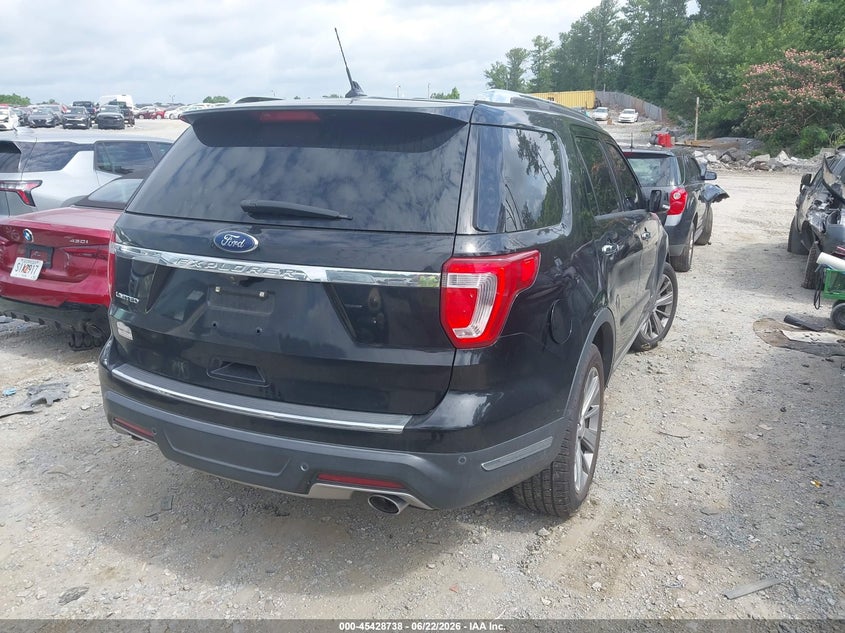 Vin: 1fm5k7f86jga70273, lot: 45926838, ford explorer limited 20184
