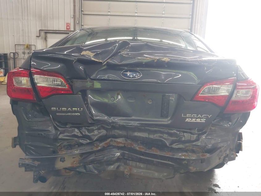 2017 SUBARU LEGACY SEDAN 2.5L H-4 DOHC, VVT, 175HP
