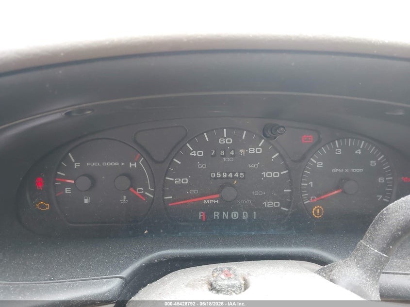 2001 Mercury Sable Gs VIN: 1MEFM50U11A635673 Lot: 45428792
