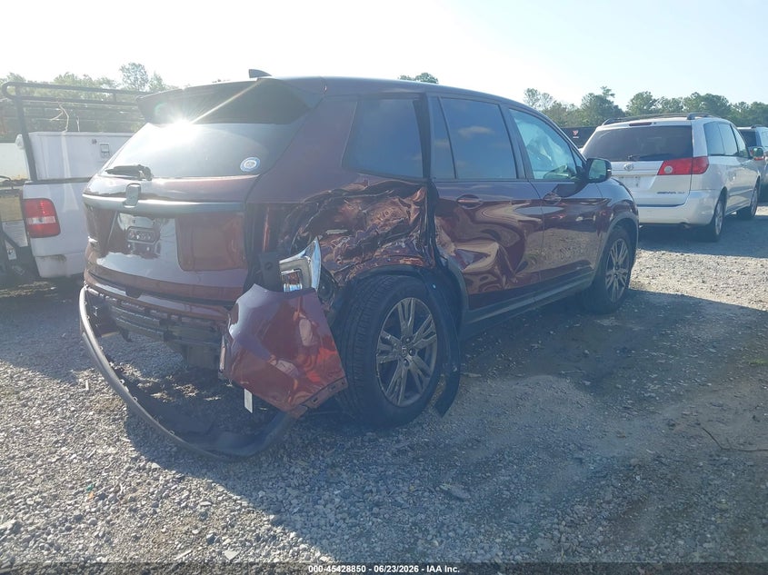 Vin: 5fnyf7h5xlb000345, lot: 45926950, honda passport 2wd ex-l 20204