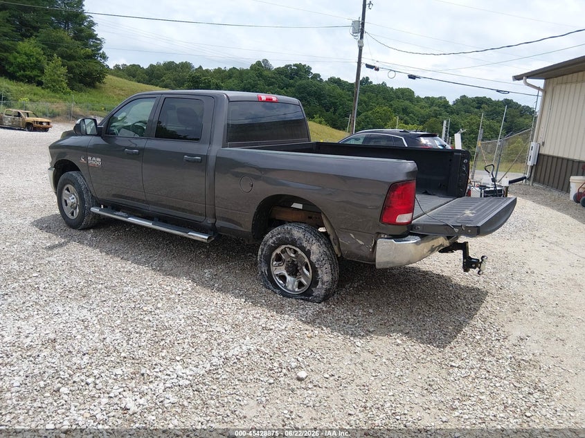 Vin: 3c6ur5cl1jg166686, lot: 45926975, ram 2500 tradesman  4x4 6'4 box 20183