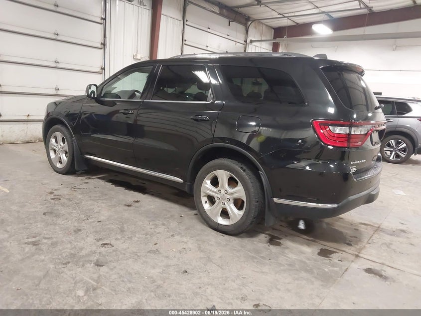 Vin: 1c4rdjdg0ec323561, lot: 45927002, dodge durango limited 20143