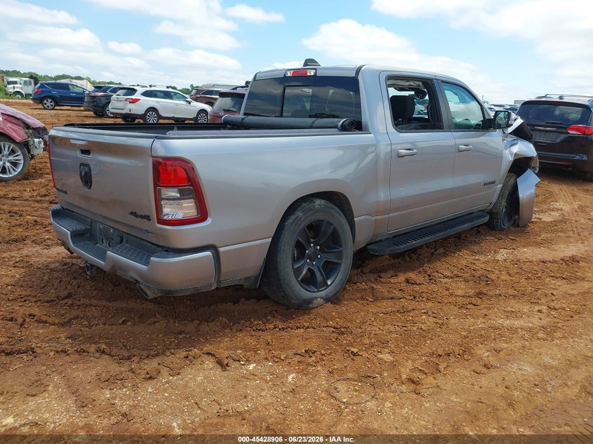 Vin: 1c6srfft9ln328180, lot: 45927005, ram 1500 big horn  4x4 5'7 box 20204