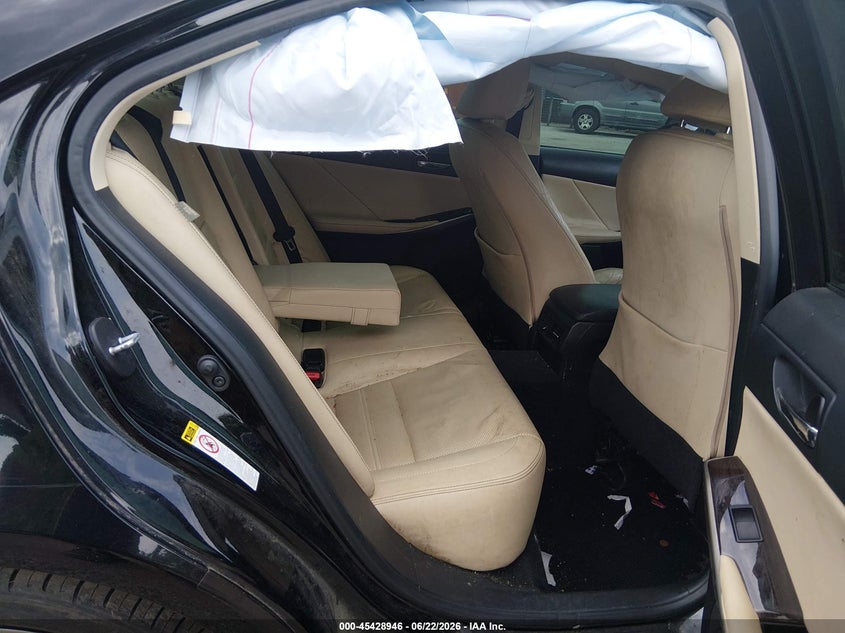 2014 LEXUS IS SEDAN 2.5L V-6 DI, DOHC, VVT, 204HP