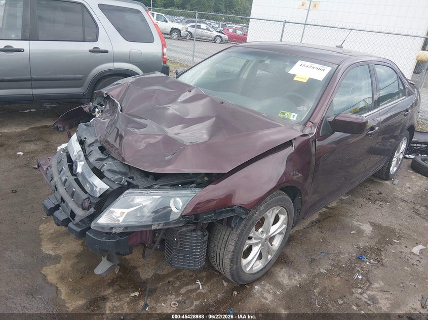 Vin: 3fahp0ha3cr409874, lot: 45927088, ford fusion se 20122