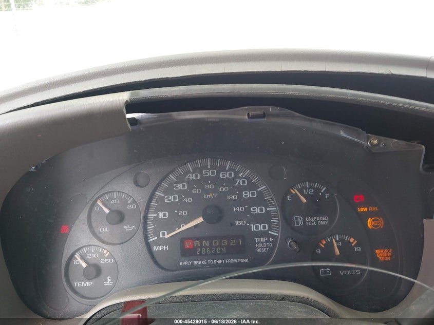 2002 Chevrolet Astro VIN: 1GCDM19X02B101901 Lot: 45429015