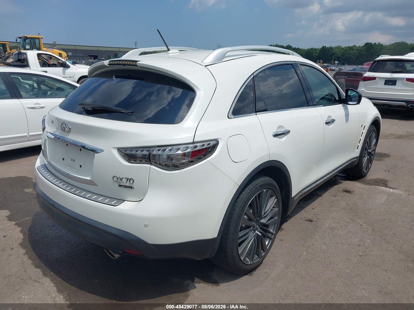 Vin: jn8cs1mw2hm411288, lot: 45927177, infiniti qx70 20174