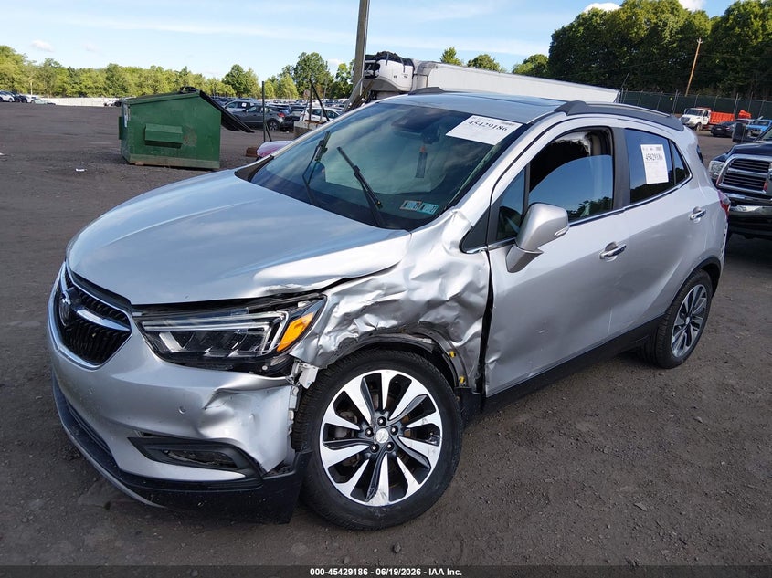 Vin: kl4cjgsm9kb728744, lot: 45927286, buick encore awd essence 20192