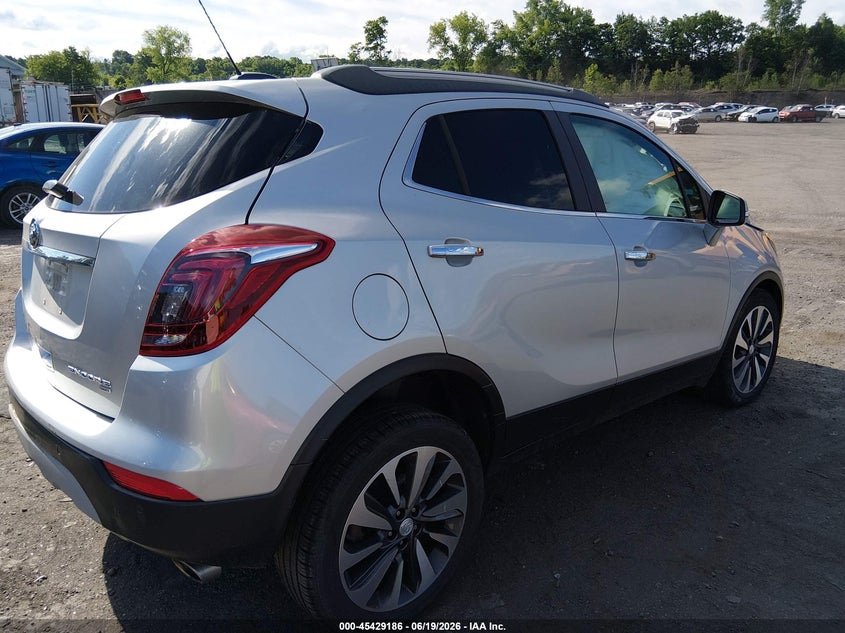 Vin: kl4cjgsm9kb728744, lot: 45927286, buick encore awd essence 20194