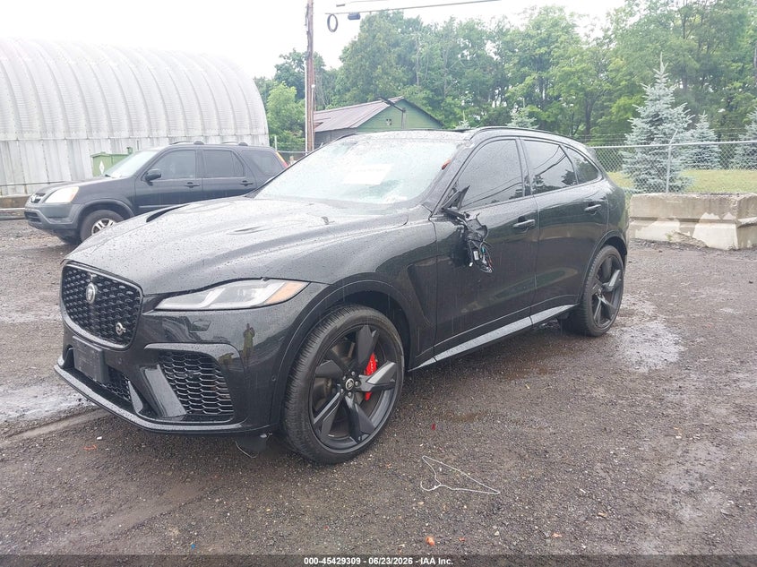 Vin: sadcz2fe5sa750979, lot: 45927409, jaguar f-pace svr p550 awd automatic 20252