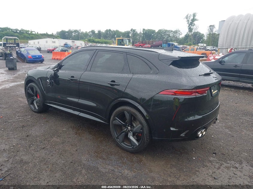 Vin: sadcz2fe5sa750979, lot: 45927409, jaguar f-pace svr p550 awd automatic 20253