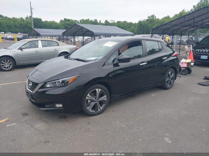 Vin: 1n4az1cv3nc553616, lot: 45927415, nissan leaf sv 40 kwh 20222