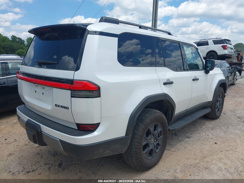 Vin: jtjtbcdx6r5032044, lot: 45927431, lexus gx 550 overtrail+ 20244