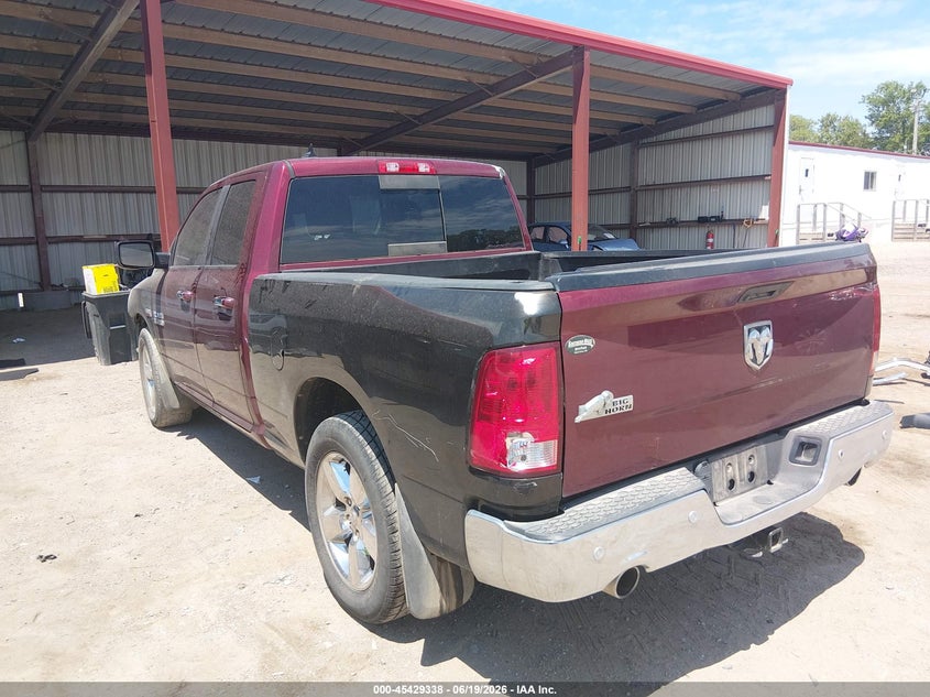 Vin: 1c6rr6gtxhs856140, lot: 45927438, ram 1500 big horn  4x2 6'4 box 20173