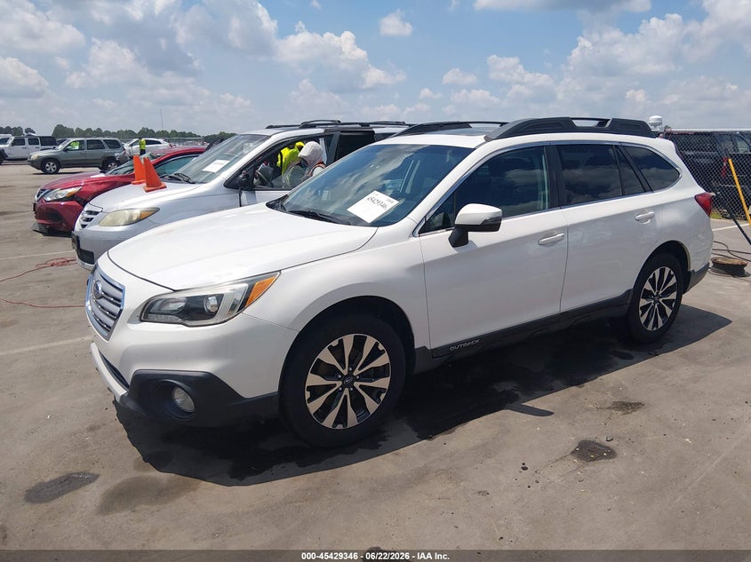 Vin: 4s4bsbnc8f3289309, lot: 45927446, subaru outback 2.5i limited 20152