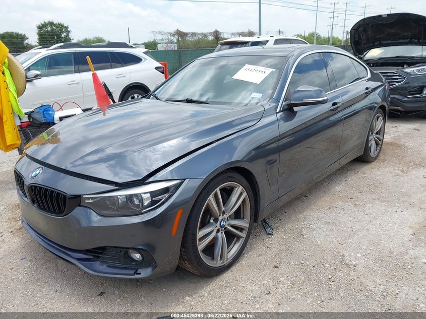 Vin: wba4j5c58kbm65777, lot: 45927498, bmw 440i gran coupe 20192