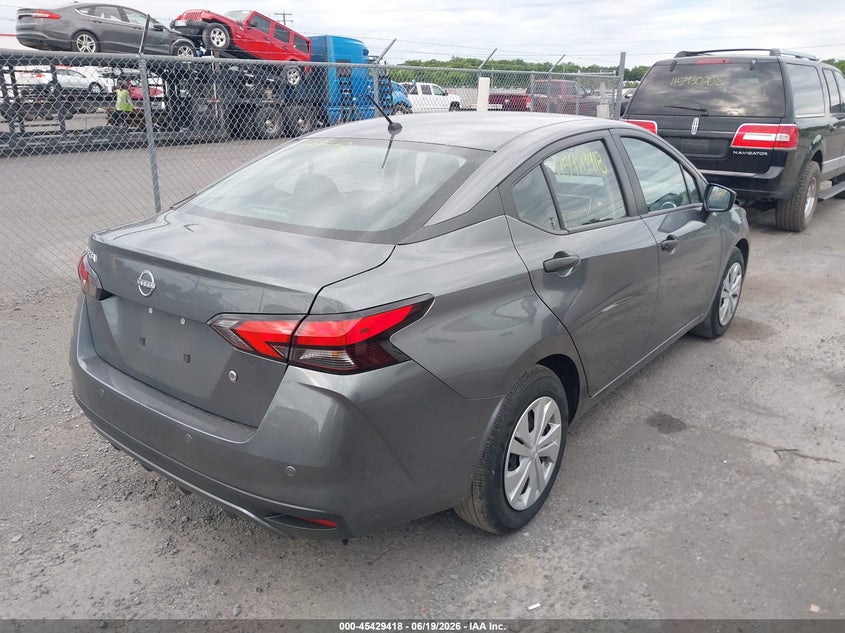 Vin: 3n1cn8dv0sl844163, lot: 45927518, nissan versa 1.6 s 20254