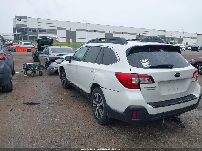 Vin: 4s4bsanc5j3334953, lot: 45927624, subaru outback 2.5i limited 20183